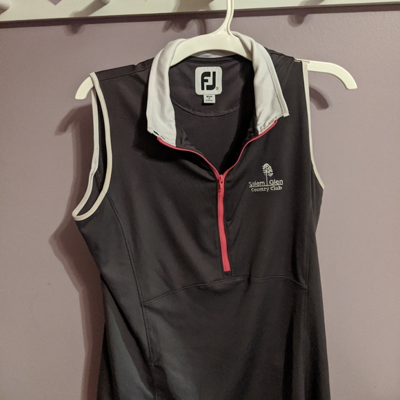 Footjoy Medium Grey Golf Tank/Polo - Picture 2 of 3